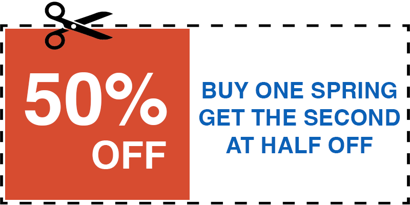 new garage door spring coupon discount
